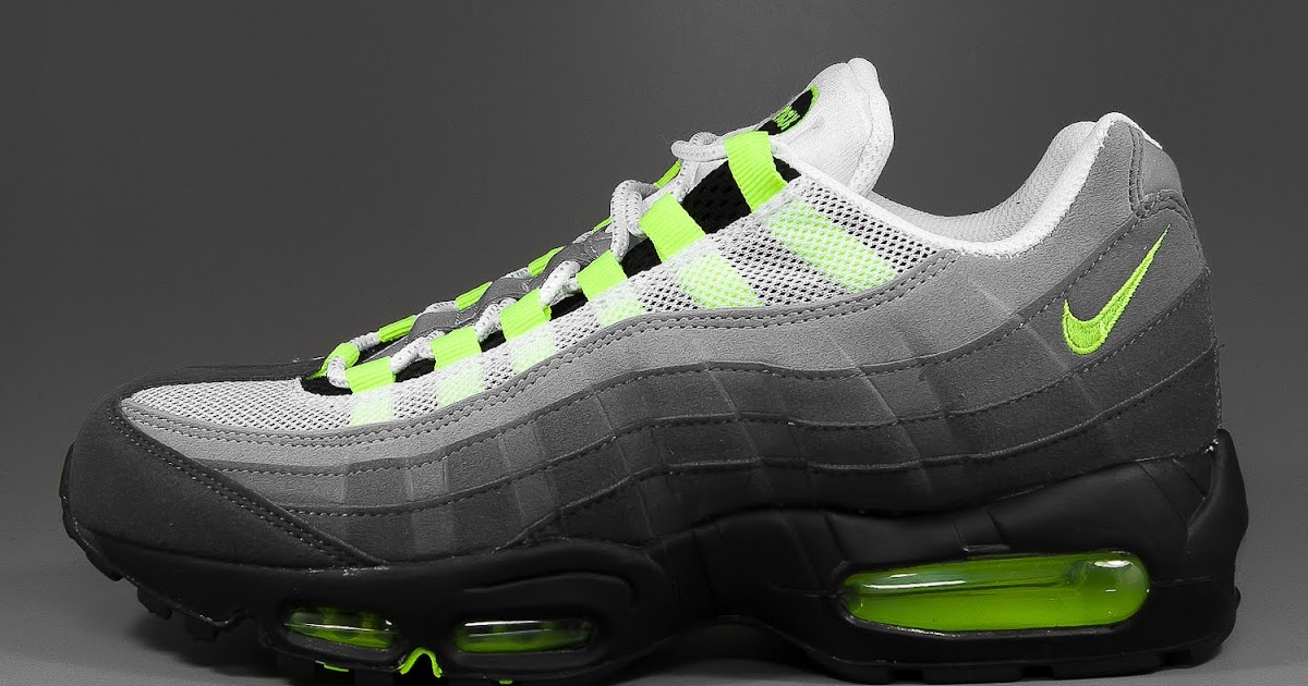 SOLEKITCHEN: Nike - Air Max 95 OG - white /neon yellow-black