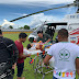 Helicóptero da SSP resgata criança de 8 anos com trauma grave no Careiro Castanho