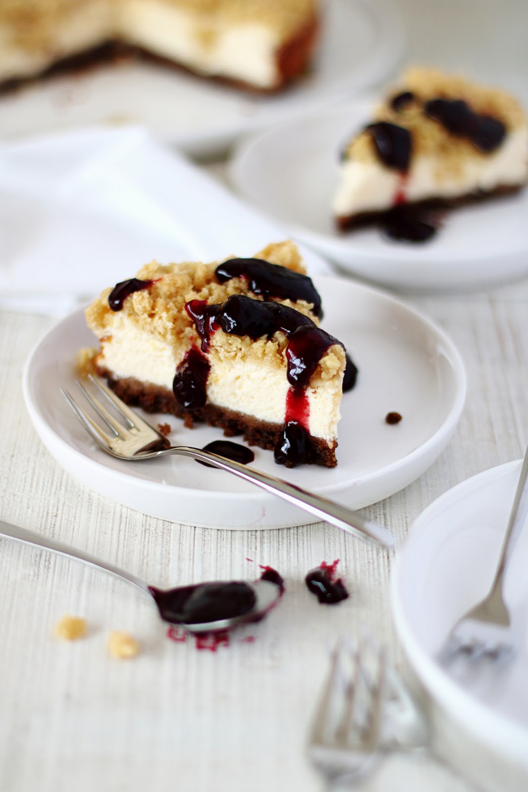 Cheesecake met crumble & speculaas