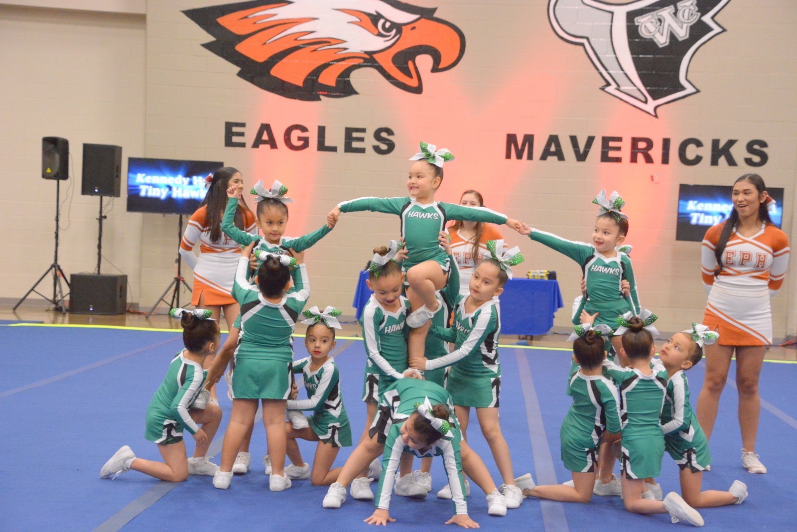 Eagle Pass ISD iVision City cheerleading competition