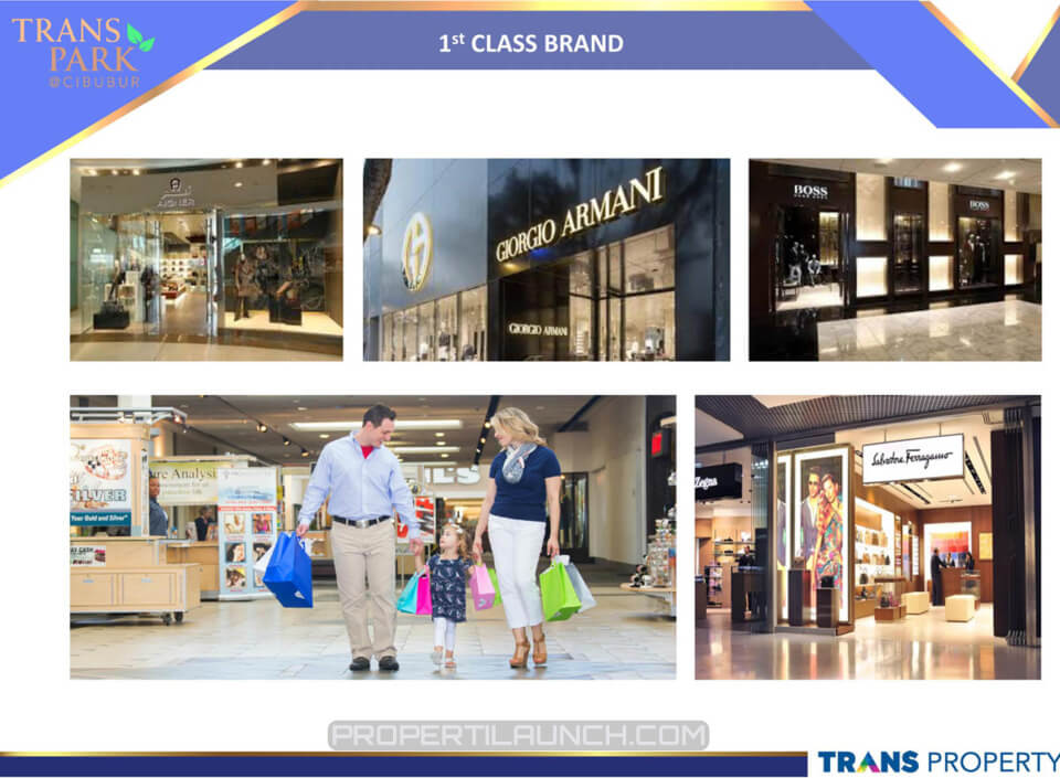 1st Class Brand @ Trans Park Cibubur Mall