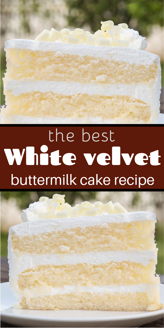 The best White velvet buttermilk cake recipe