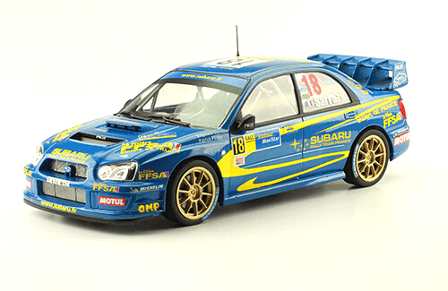 les plus grandes voitures de rallye 1:18 Subaru Impreza WRC 2004 S. Sarrazin
