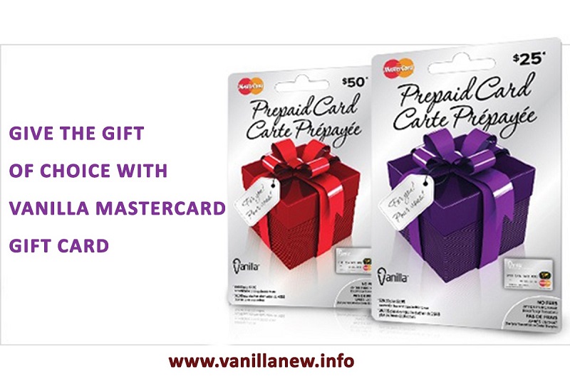 Give the gift of choice with Vanilla MasterCard Gift Card