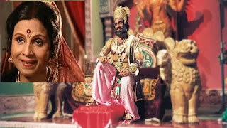 T V Show ramayan ramayan's dashrath and kaushalya played by bal dhuri and jaishree gedekar