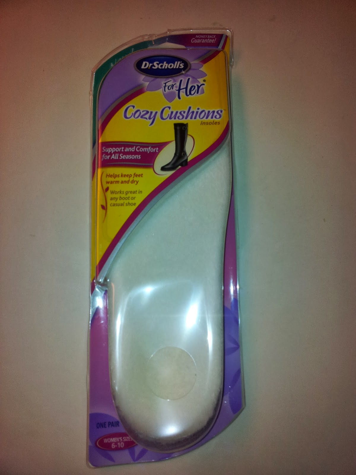 Mom's Thumb Reviews Cosy Cushion Insoles for Her