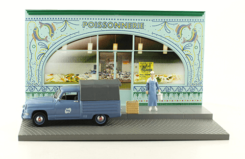 les plus beaux véhicules utilitaires, simca aronde pick-up 1:43 la poissonnier