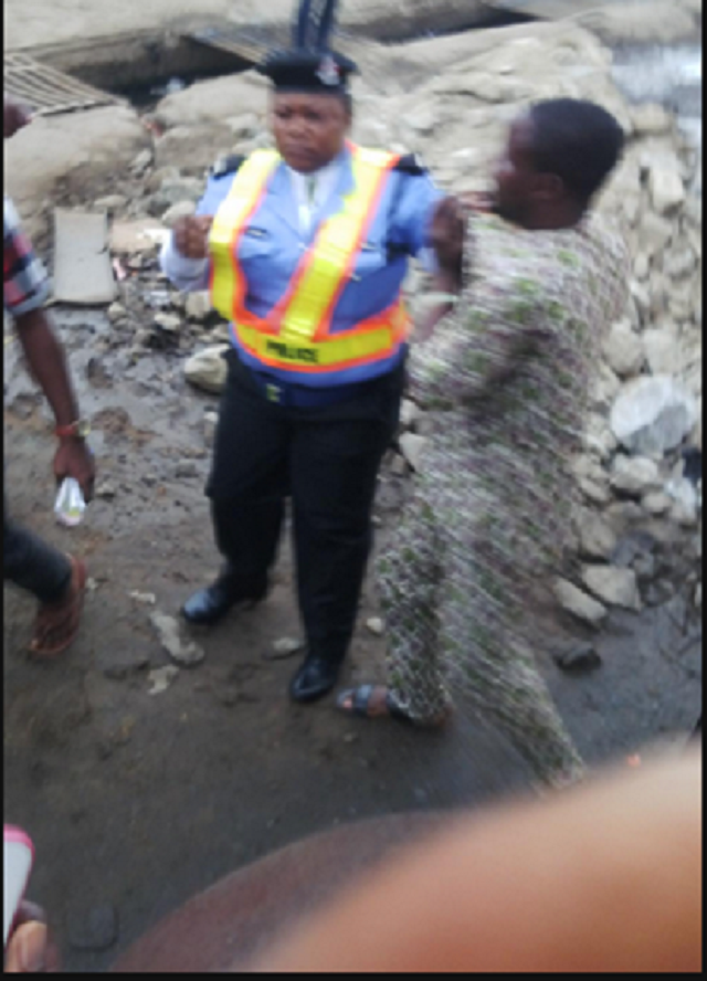 bus driver beats police