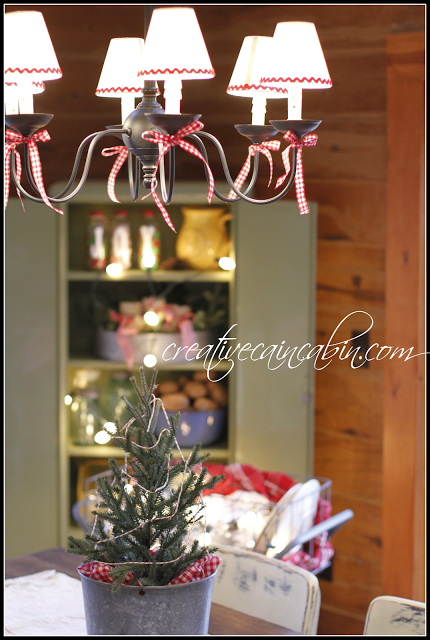 Simplicity styled Christmas touches, by Creative Cain Cabin, featured on Funky Junk Interiors Simplicity styled Christmas touches, by Creative Cain Cabin, featured on Funky Junk Interiors