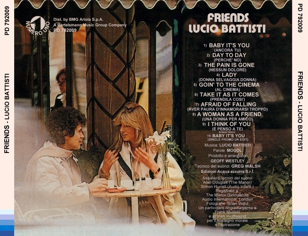 discodisco LUCIO BATTISTI FRIENDS (UNA DONNA PER AMICO) discodisco LUCIO BATTISTI FRIENDS (UNA DONNA PER AMICO)