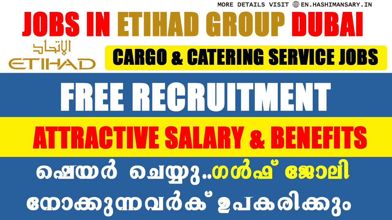 ETIHAD CARGO & CATERING JOBS IN DUBAI 2021