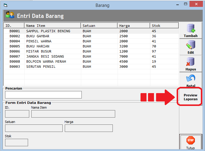 Cara Cetak Laporan Sederhana Di Visual Basic Coretan Lama