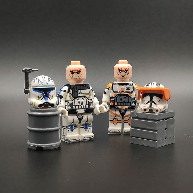 Lego Star Clone Wars 501st  Squad Bomb Specialist  Custom Figures 
