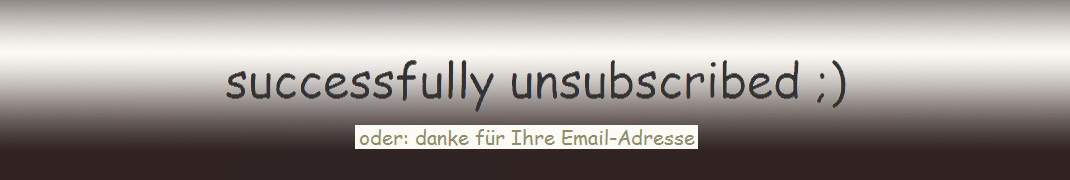 successfully unsubscribed ;)