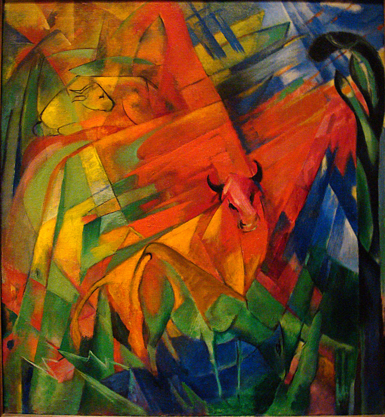 Arte! Franz Marc, Red Horses