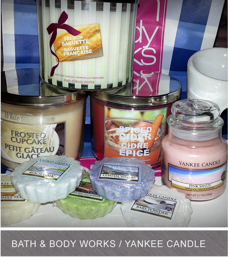 Haul świece Bath & Body Works, Yankee Candle