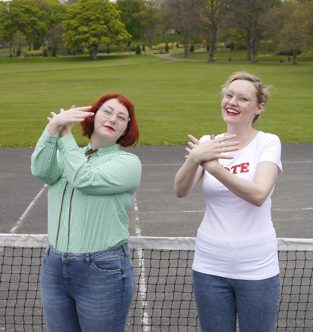 Napolean Dynamite friendship photo shoot blog birthday, Napolean Dynamite and Pedro Sanchez, best movie friendships, top film friends, vote for Pedro, matching friend outfits, man repeller style