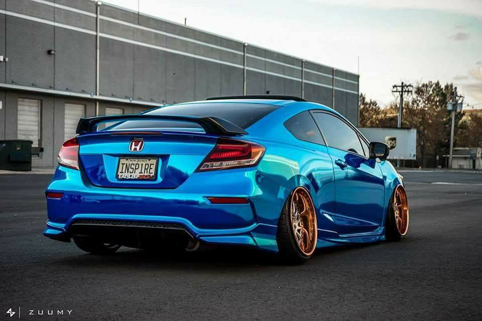 Honda Civic Si Azul Carro Luxuoso