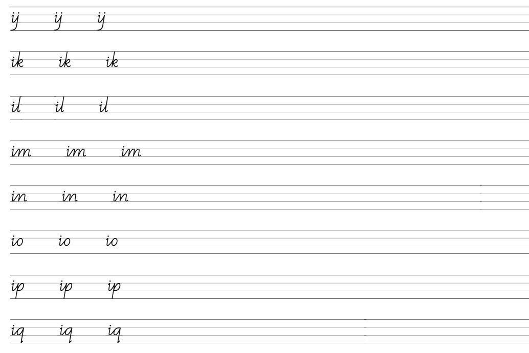 Room 7 - Lawrence Area School: Handwriting - Cursive
