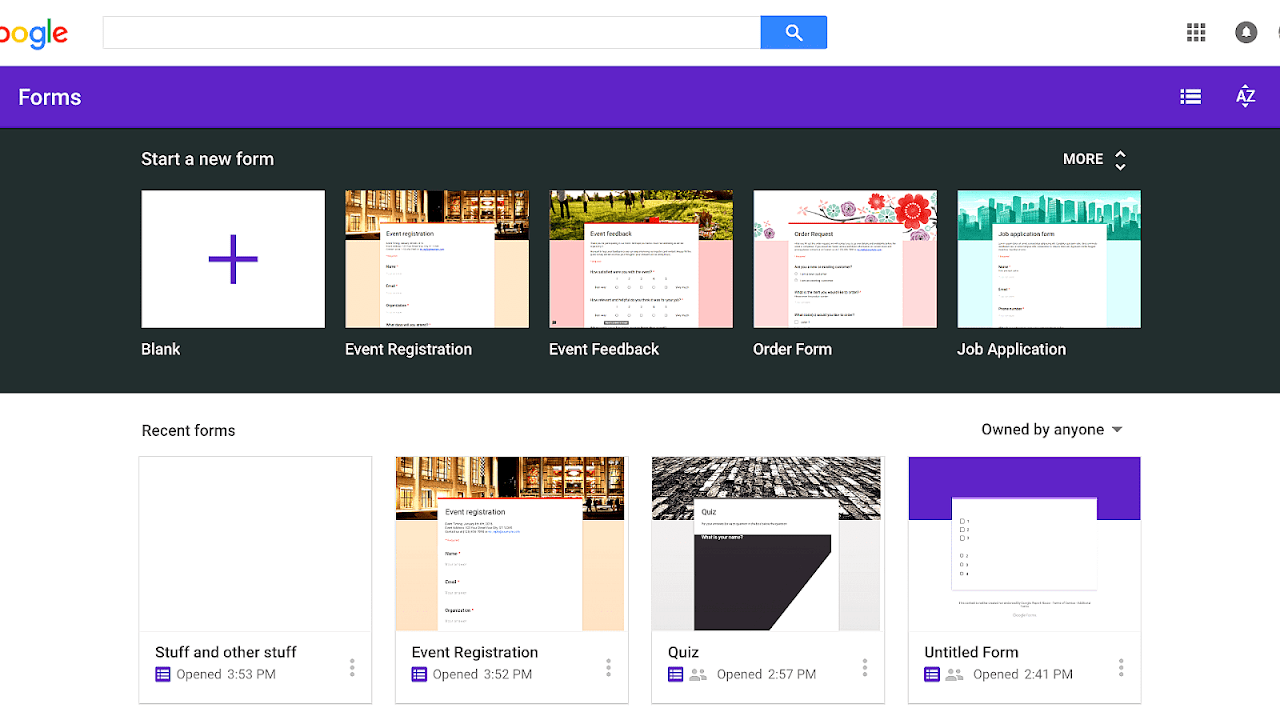Google Docs, Sheets, and Slides Theme - Theme Choices
