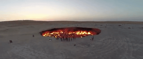 Ever heard of the "door to hell"  in Turkmenistan that has been burning over 45years?