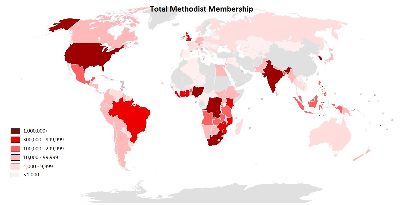 UM & Global Resource More world Methodist maps