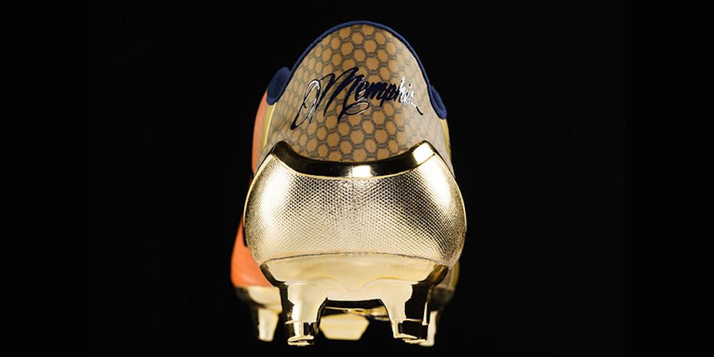 Gold Under Armour Speedform Memphis Depay Boots Revealed - Footy Headlines
