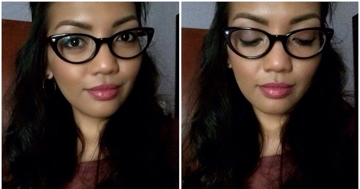 fivetwo beauty: FOTD: Makeup while wearing Eyeglasses