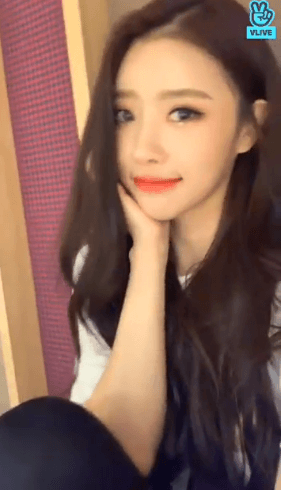 러블리즈 청순 이미주 V앱움짤