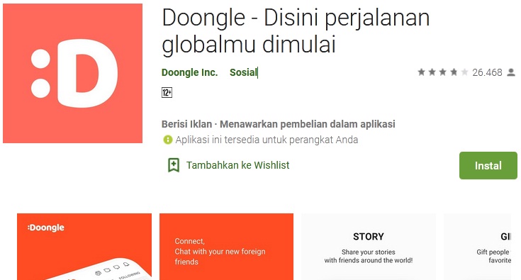 aplikasi cari teman bule