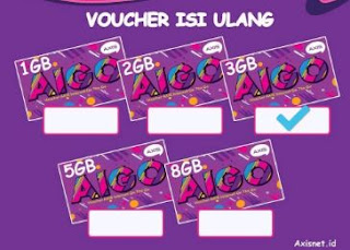 Cara Isi Ulang Voucher Aigo Axis 2020