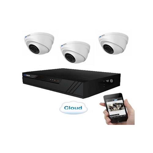 Lắp Đặt Trọn Gói Bộ 3 Camera Quan Sát HD CVI 1.0 KBVision