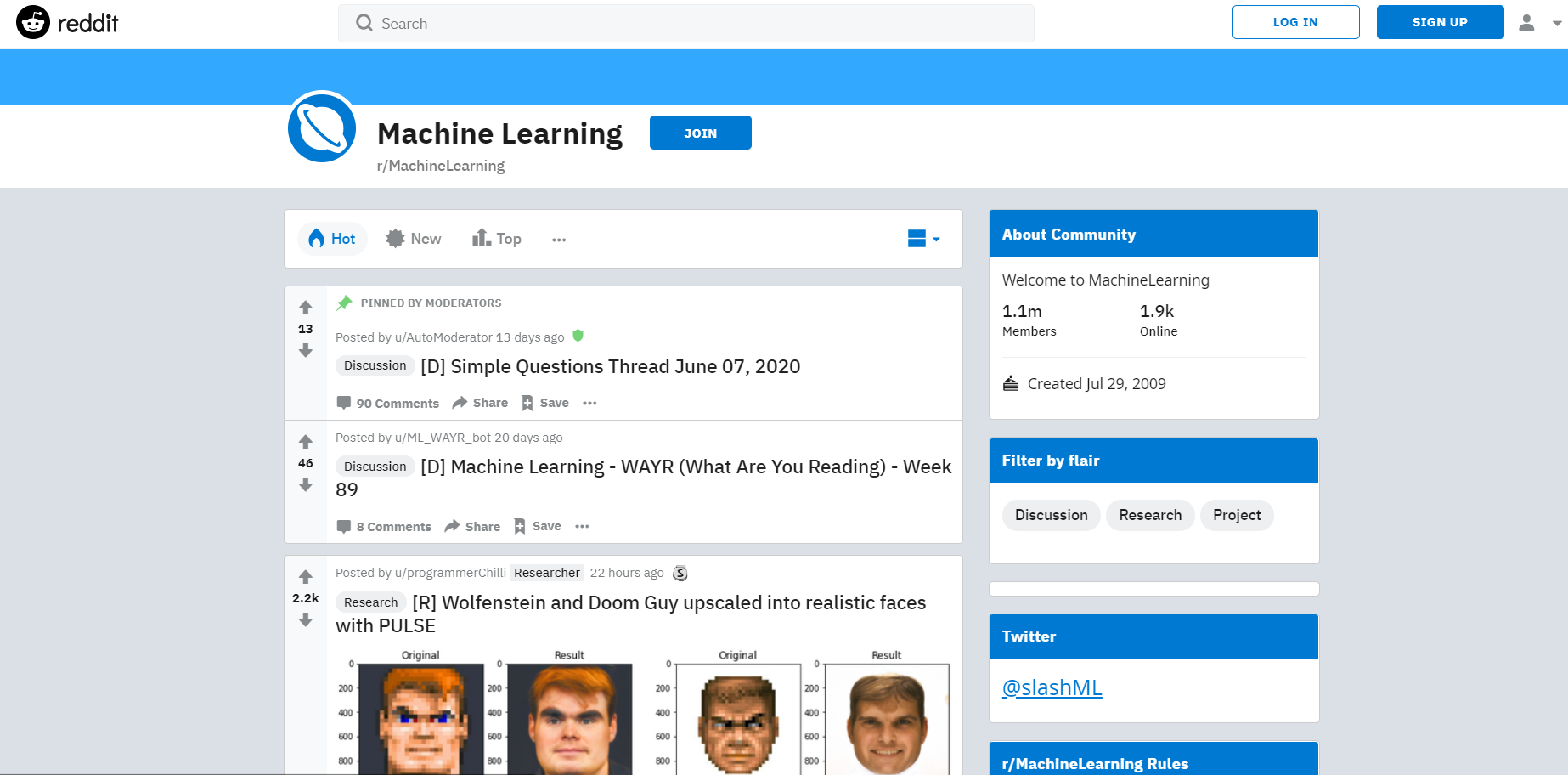 reddit machine learning courses