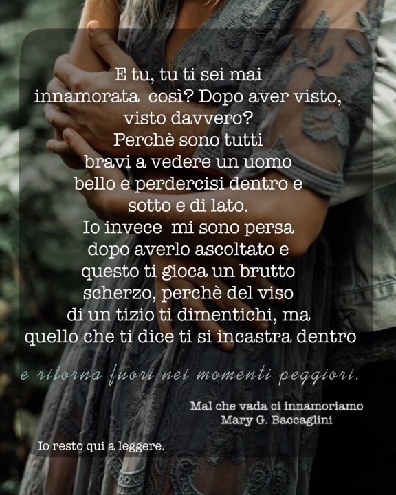 Io Resto Qui A Leggere Recensione Mal Che Vada Ci Innamoriamo Mary G Baccaglini