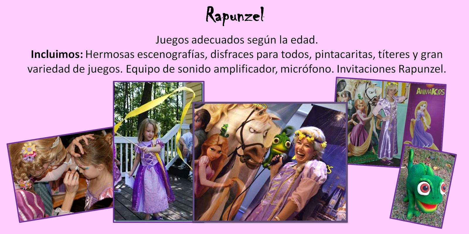 Animación infantil Rapunzel