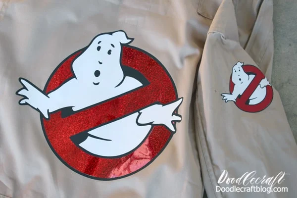 Ghostbuster Costumes Made with Cricut!