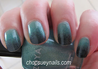 Gradient Nail Art OPI, Zoya, essie