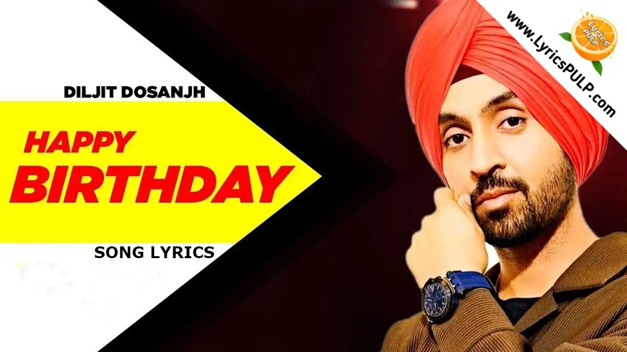 Happy Birthday Song Lyrics • DISCO SINGH • Birthday Song Hindi ...