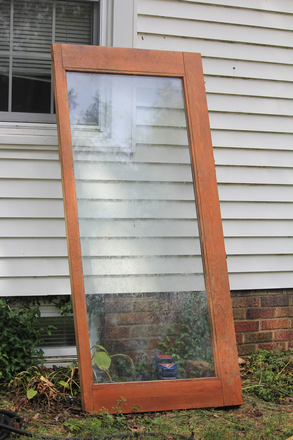 sassafras door (or window) to mirror diy