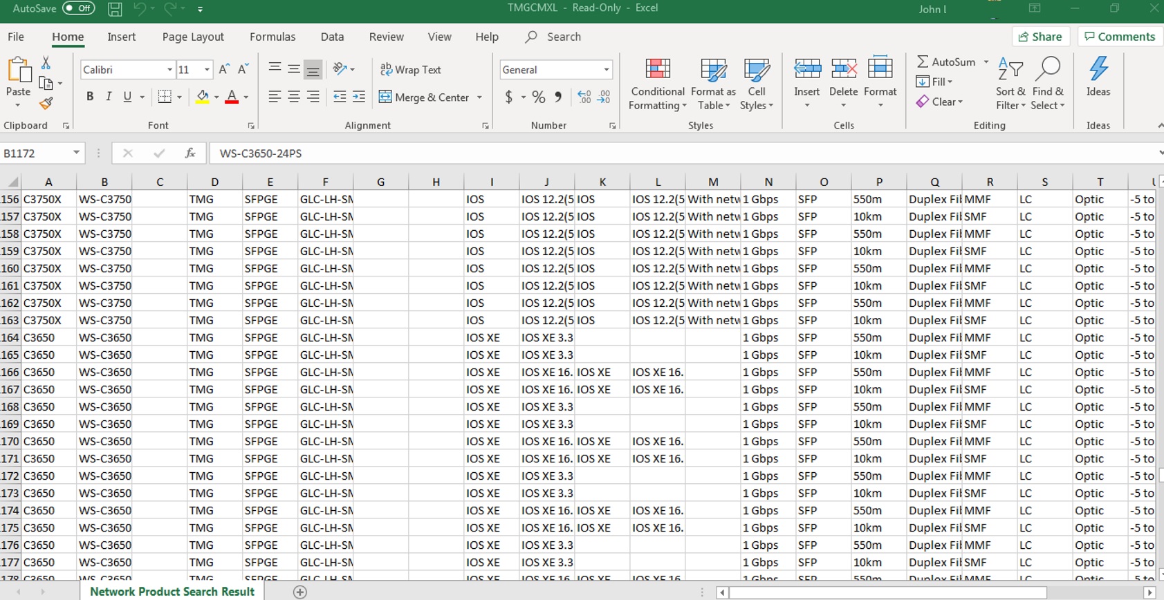 My Network Lab Cisco Transceiver Module Group (TMG) Compatibility Matrix
