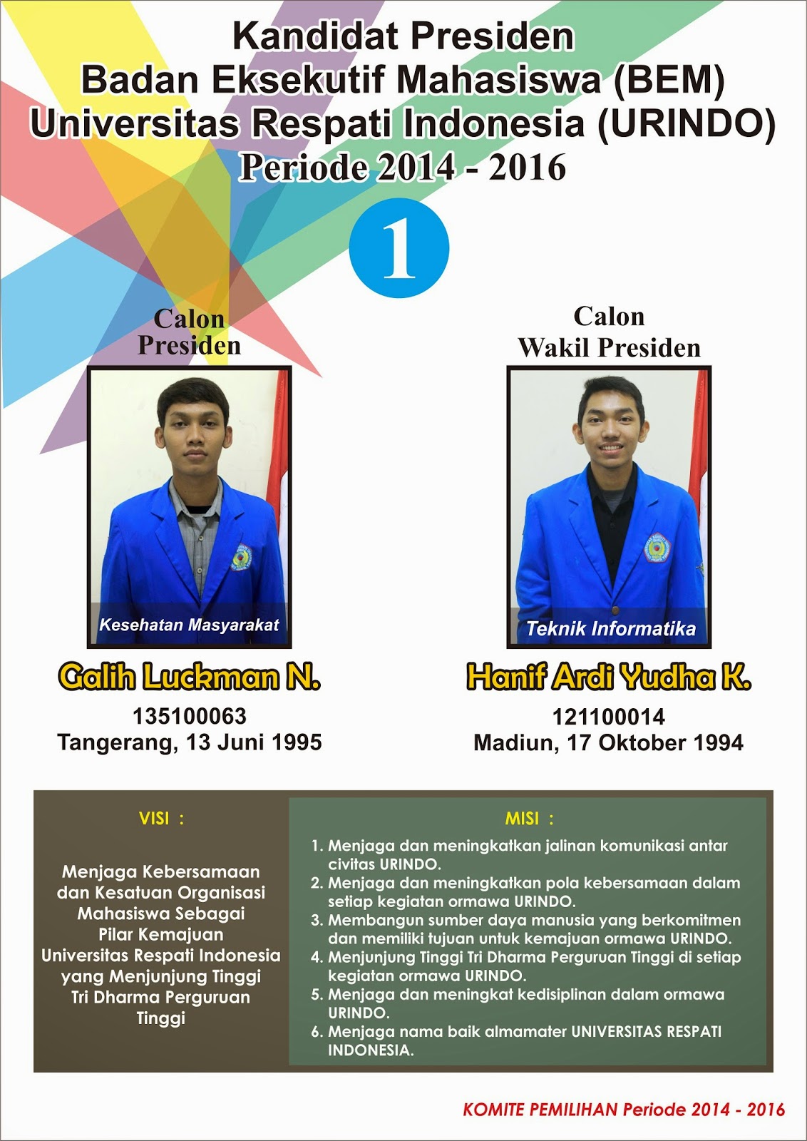 Pecinta Hijab Pamflet Pemilu Mahasiswa