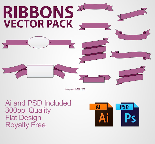 Ribbon Vectors Ribbon Vectors