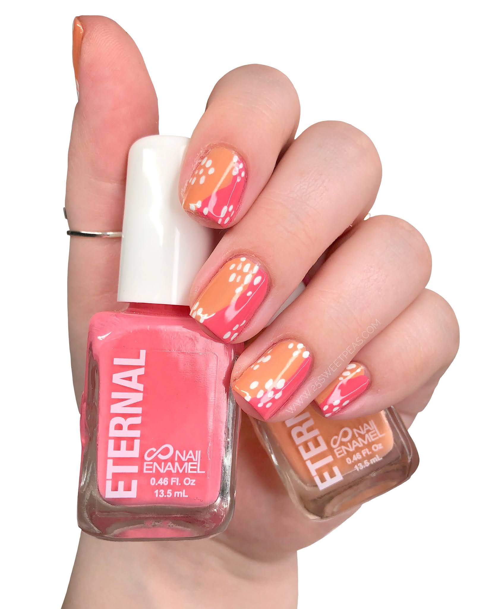 Trying Eternal Cosmetics Nail Polish — 25 Sweetpeas
