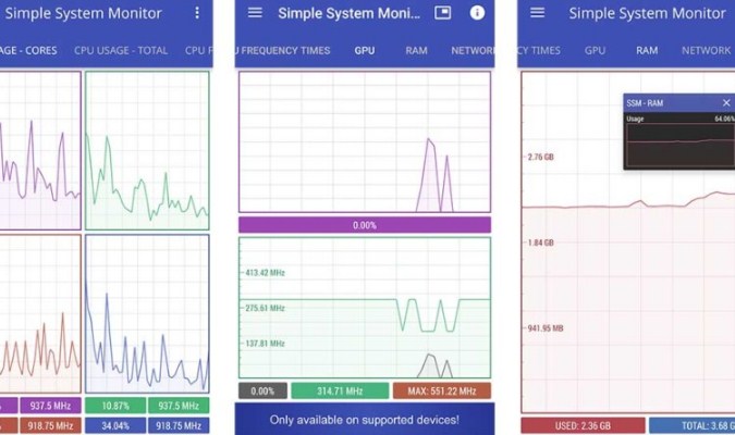 Aplikasi Cek Perangkat Android Berfungsi Baik atau Tidak - Simple System Monitor Aplikasi Cek Perangkat Android Berfungsi Baik atau Tidak - Simple System Monitor