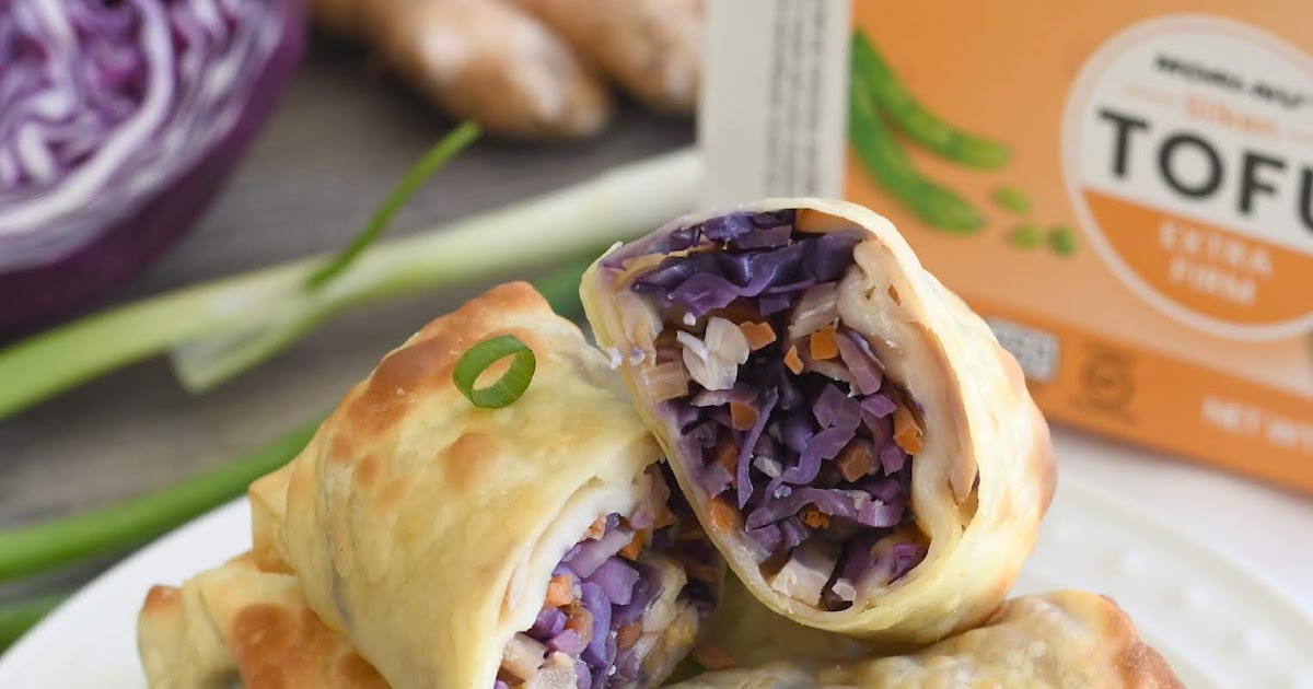 Cooking with Manuela Air Fried Vegetarian Tofu Egg Rolls
