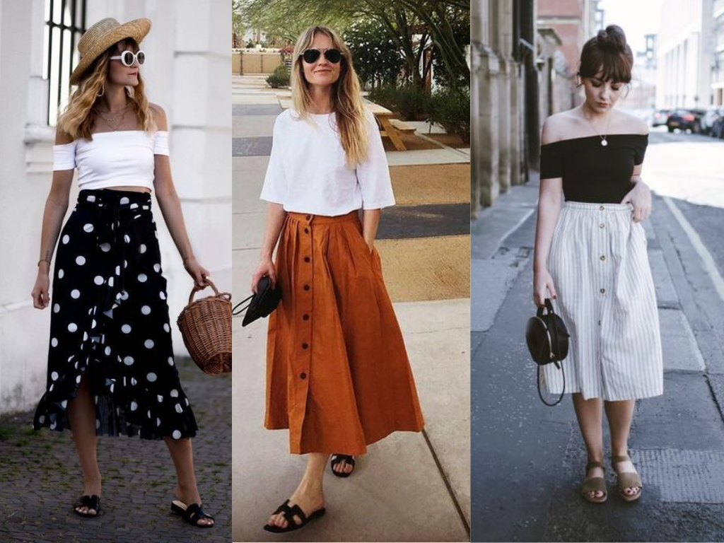 saia midi para formatura