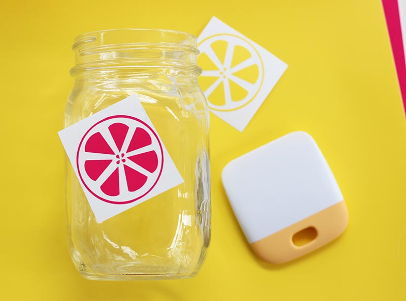 Make a Backyard Lemonade Stand with DIY Mason Jar Glasses Sunny Day