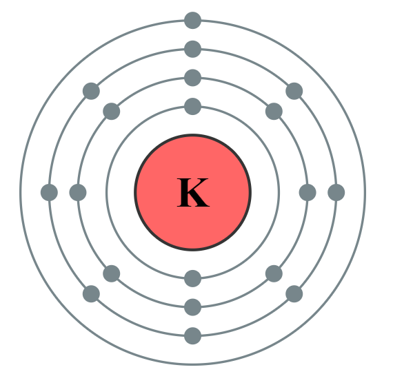 Valency of Potassium How many valence electrons does Potassium (K) have?