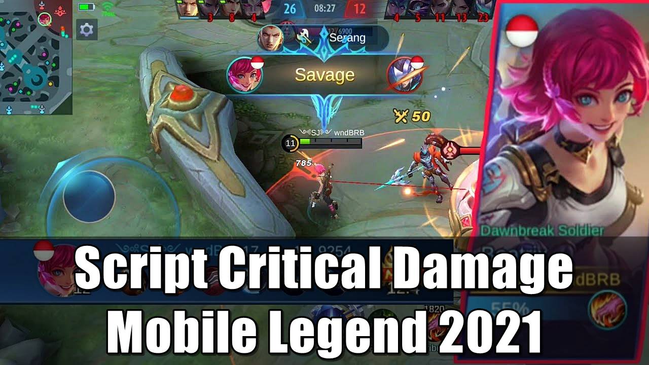 Script Critical Damage Mobile Legend Season 20 (Update 26 Maret)