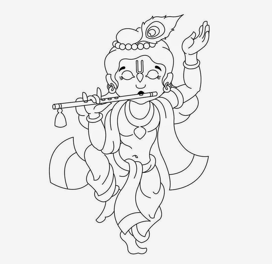 Featured image of post Baby Krishna Images Coloring Pages Click the face of krishna coloring pages to view printable version or color it online compatible with ipad and android tablets
